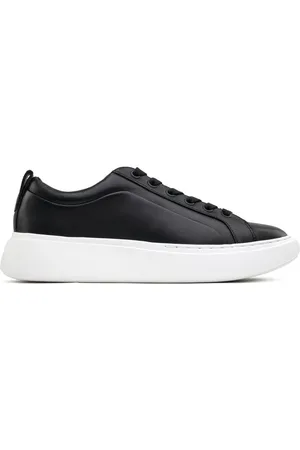 HUGO BOSS Womens Amber Tenn Trainers - Leather - Size UK 5