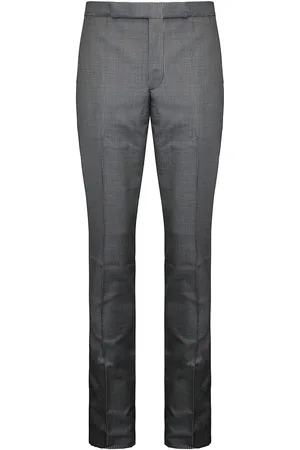 Hackett Mayfair Pup Tooth Mens White/Black Trousers - Size 30 (Waist)