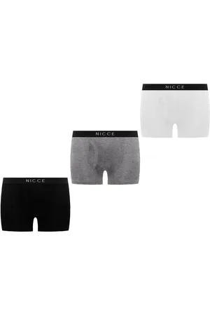 Nicce London 3-Pack Cubar Mens Multicoloured Boxer Shorts - - Size Medium