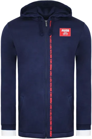 PUMA Rebel Block Mens Track Jacket Cotton - Size Small