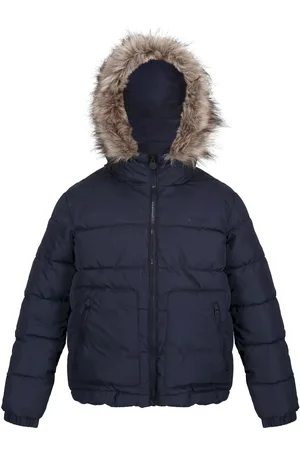 Regatta Childrens Unisex Childrens/Kids Faux Fur Trim Parka - Size 3-4Y
