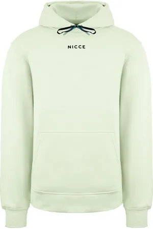 Nicce London Venture Mens Cream Hoodie - Cotton - Size Large