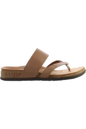 Vionic Marvina Womens Flip-Flops Leather - Size UK 4.5