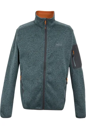 Regatta Mens Newhill Marl Full Zip Fleece Jacket (Stormy Weather) - - Size 4XL