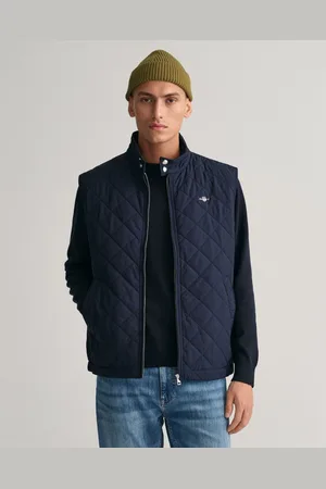 GANT Mens Quilted Windcheater Vest - - Size Large