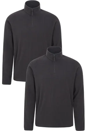 Mountain Warehouse Mens Camber II Fleece Top (Pack of 2) - Size 2XS