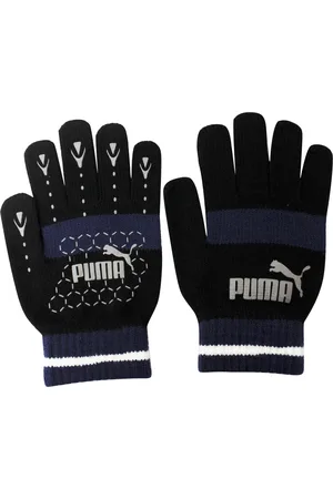 PUMA No 1 Logo Cat Magic Winter Unisex Gloves 7G Blue 041504 01 Textile - Size Medium