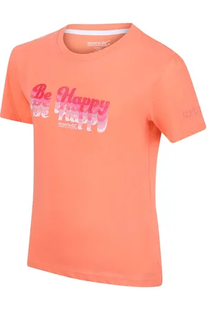 Regatta Kids Unisex Juniors Bosley V T-Shirt in Orange - Cotton - Size 9-10Y