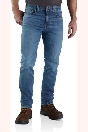 Carhartt Mens Rugged Flex Straight Slim Tapered Denim Jeans - - Size 36W/34L