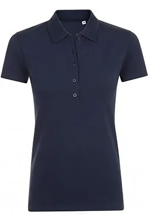 Sols Womens/Ladies Phoenix Short Sleeve Pique Polo Shirt (French Navy) - - Size 2XL