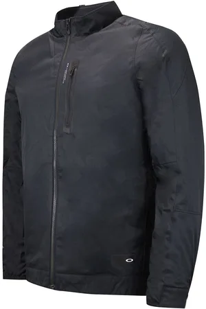 Oakley City Performance Long Sleeve Zip Up Mens Bomber Jacket 412423 02E Cotton - Size Medium