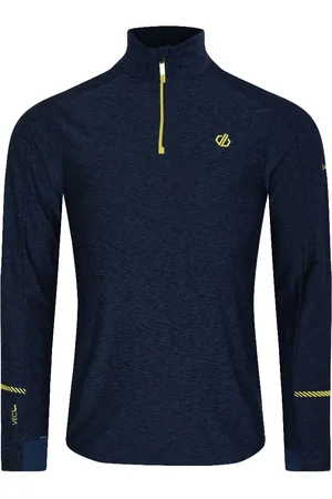 Dare 2B Mens Power Up II Reflective Half Zip Jersey Top - - Size Small