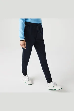 Lacoste Womens Lightweight Fleece Jogging Pants in Cotton - Size 4 UK