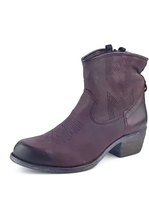 Wrangler Carson Tex Leather Womens Ankle Western Boots - Size UK 4