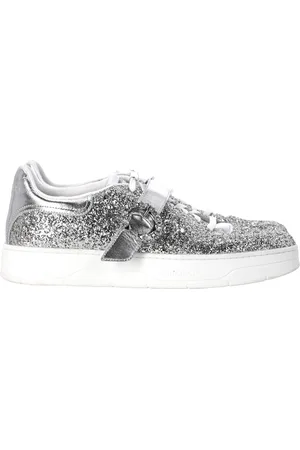 Jimmy Choo Pre-owned Womens Osaka Sneakers in Glitter - Size EU 43