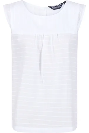 Regatta Womens/Ladies Bridgidine Linear Tank Top Cotton - Size 10 UK