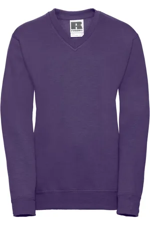 Russell Athletic Childrens Unisex Collection Childrens/Kids V Neck Sweatshirt - Size 7-8Y