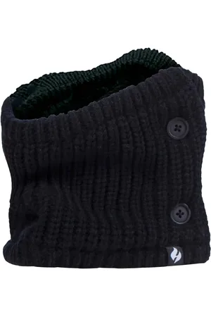 Heat Holders Unisex - Ladies Fleece Thermal Neck Warmer Snood with Button - - One Size