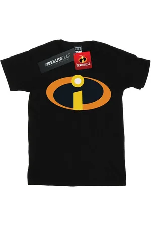 Disney Womens/Ladies The Incredibles Costume Logo Cotton Boyfriend T-Shirt - Size Medium