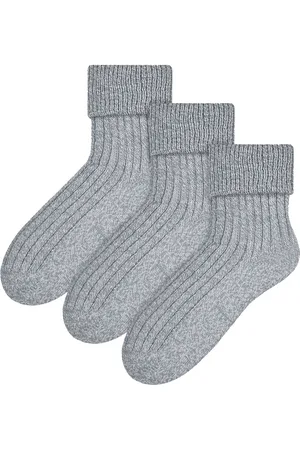 Steven 3 Pairs Womens Wool Bed Socks