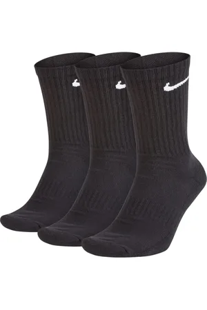 Nike Unisex Everyday Cushion Crew Training Socks (3 Pairs) in Cotton - Size Medium