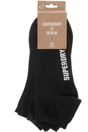 Superdry Mens 3 Pack of Trainer Socks in - Size X-Small/Small