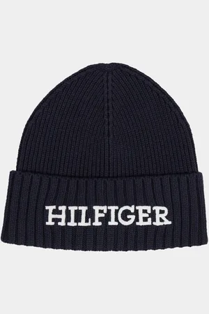 Tommy Hilfiger Monotype Mens Beanie - Cotton - One Size