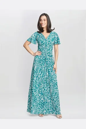 Gina Bacconi Womens Fatima Jersey Maxi Dress - - Size 12 UK