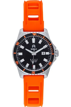 SHIELD Mens Reef Strap Watch w/Date - Stainless Steel - One Size