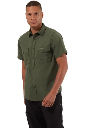 Craghoppers Mens Kiwi Short Sleeve Nosi Defence Shirt - - Size Large