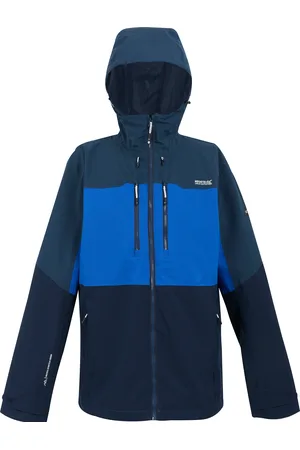 Regatta Mens Maland II Waterproof Jacket (Olympian /Moonlight Denim) - Size 5XL