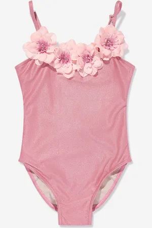 SELINI Girls Flower Swimsuit in - Size 14Y