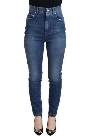 Dolce & Gabbana WoMens Cotton High Waist Skinny Denim Jeans material_cotton - Size IT 40 (Womens)