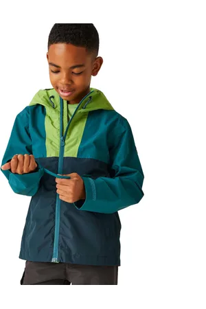 Regatta Boys Hanleigh Full Zip Waterproof Breathable Jacket - - Size 13Y