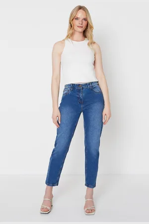 Oasis Womens Petite Slim Mom Jean - Cotton - Size 12 UK
