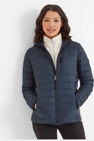 Tog 24 North RDS Womens Hooded Jacket Dark Indigo - Polyamide - Size 10 UK