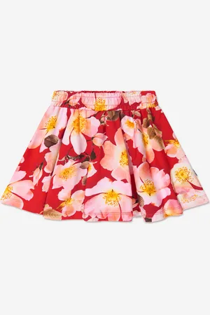 Molo Girls Organic Cotton Floral Skirt - - Size 11-12Y