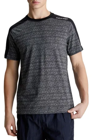 Calvin Klein Mens Logo Mesh Gym T-Shirt in - Size Large