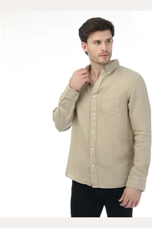 GANT Mens Regular Ut Garment Dyed Linen Shirt in - Size X-Large
