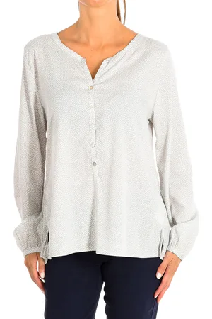 Daniel Hechter Womens Long sleeve blouse 78854-88618 woman - - Size EU 44 (Womens)