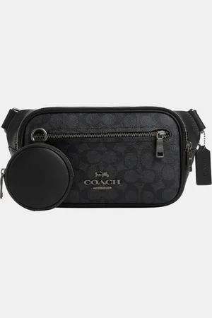 Coach Mens Elias Belt Bag in Signature - - One Size