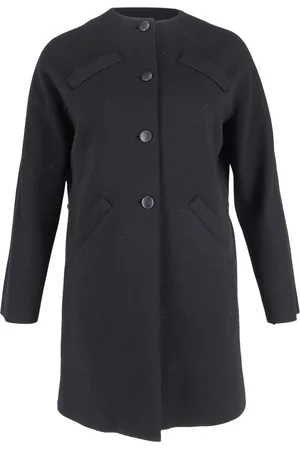 Balenciaga Pre-owned Womens 60s Archive Coat in Virgin Wool - Size EU 36 (Womens)