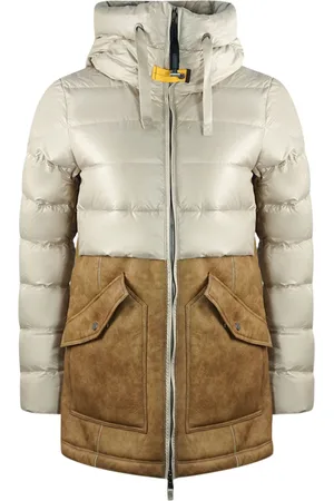 Parajumpers Womens Sera Special Leather Down Jacket - Size Small