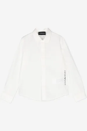 Emporio Armani Boys Logo Shirt in - Size 14Y