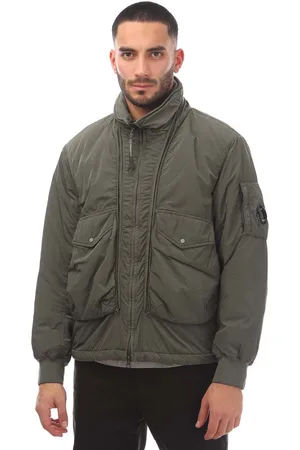 C.P. Company Mens Chrome-R Body Zippers Padded Jacket in - Size 2XL