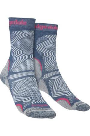 Bridgedale Womens Hiking Ultralight Boot Socks - Dark Denim - Nylon - Size 3-4.5 (UK Shoe)