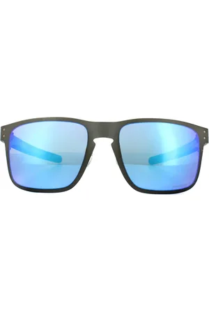 Oakley Mens Sunglasses Holbrook Metal OO4123-07 Matt Gunmetal Prizm Sapphire Polarized - - One Size