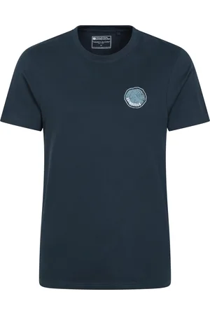 Mountain Warehouse Mens Edinburgh Tree Ring Organic T-Shirt (Dark ) - Size Small