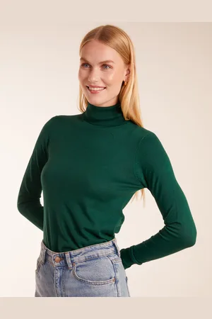 Blue Vanilla Womens Roll Neck Jumper - Viscose - Size 2XL