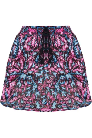 Vans Of The Wall Stretch Waist Bottoms Printed Womens Shorts V095FXG - viscose - Size X-Small
